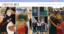 Desktop Screenshot of creativeartscharter.org